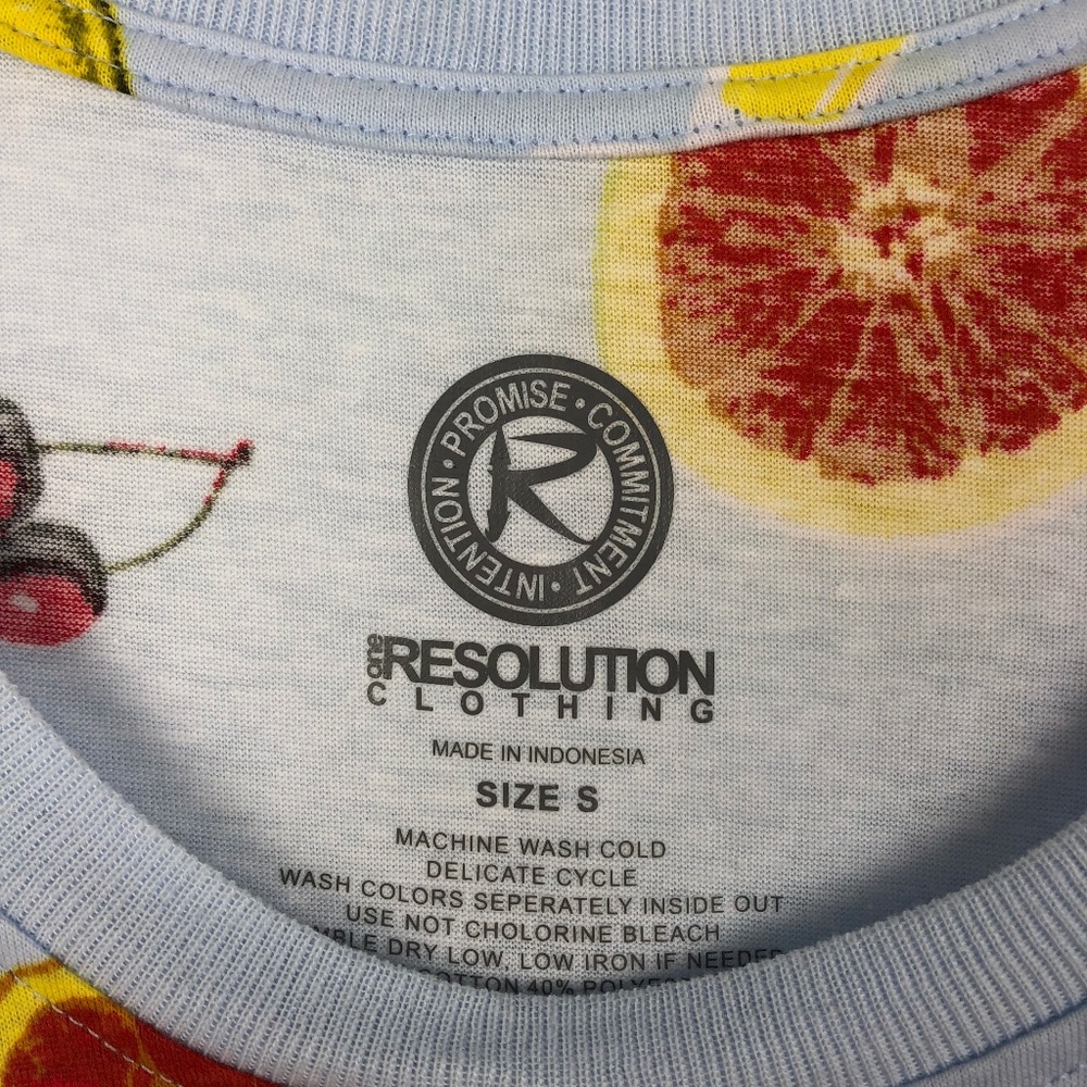 One Resolution Clothing S Men Cocktail Print Tank - Picture 4 of 5